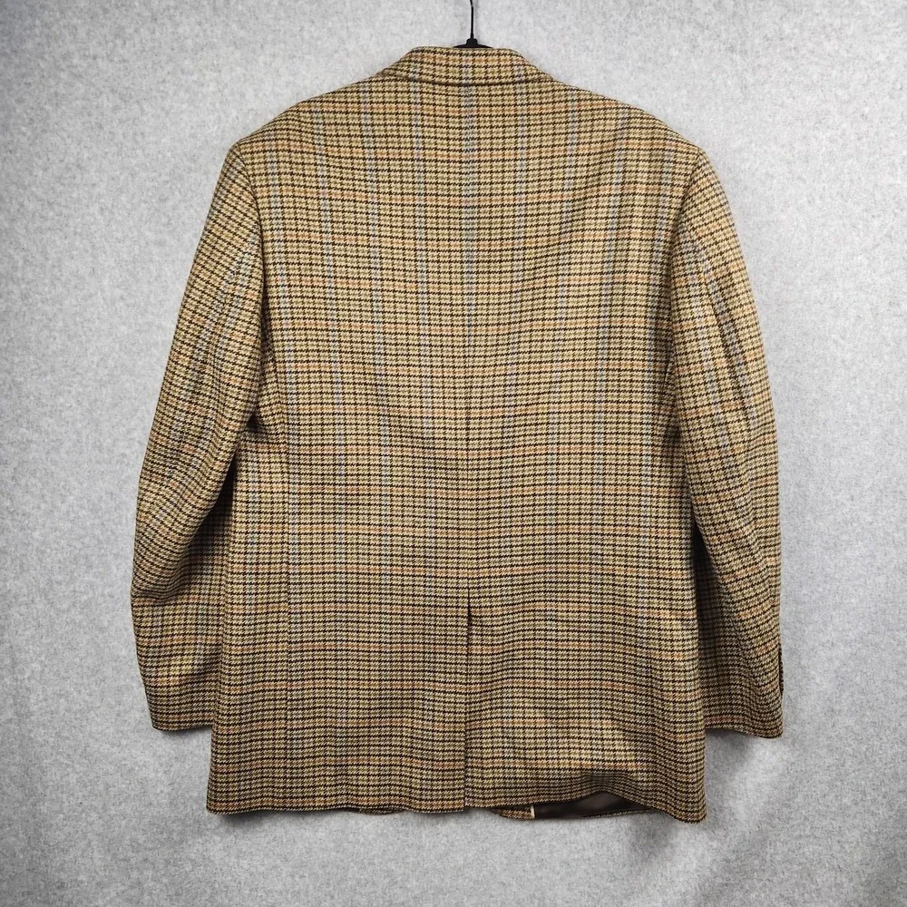 Lands End Blazer Mens Size 41L Sport Coat Jacket Lambswool Casual 2‎ Button...